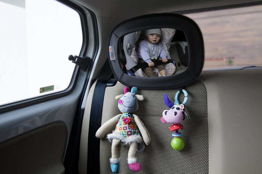 Lusterka samochodowe dla dzieci w samochodzie 